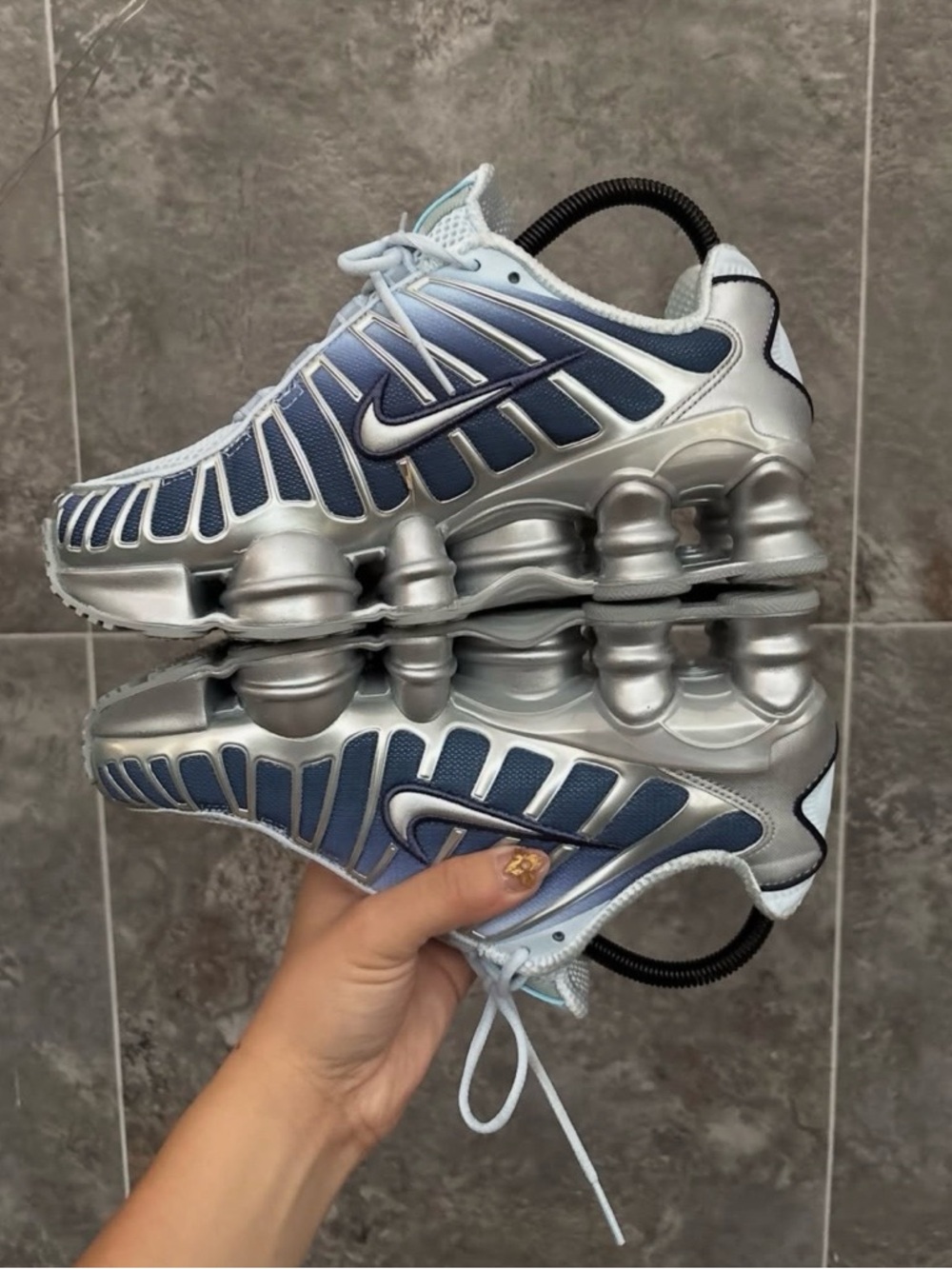 Nike Shox 💅 TL Fade ICED BLUE Athletic Sneaker Shoes IH1336-403 7 7.5 8 9 - Picture 11 of 15